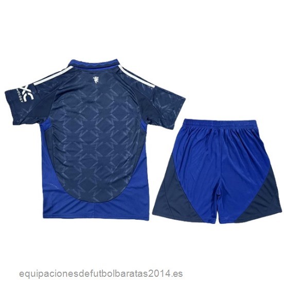 Nuevo 2ª Conjunto De Hombre Manchester United 24/25 Azul Baratas